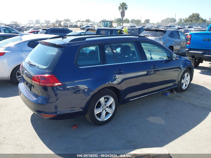 2015 VOLKSWAGEN GOLF SPORTWAGEN TDI S 4-DOOR - 3VWCA7AU7FM514970