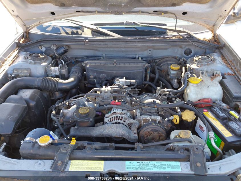 2000 Subaru Forester L VIN: JF1SF6355YH729177 Lot: 39736284