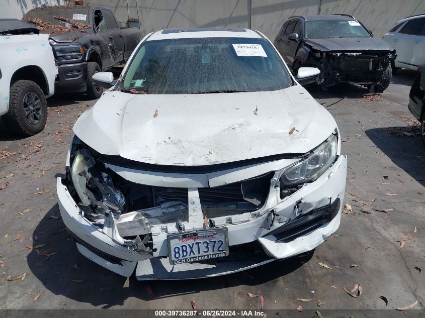 2018 Honda Civic Ex VIN: 2HGFC2F77JH501421 Lot: 39736287