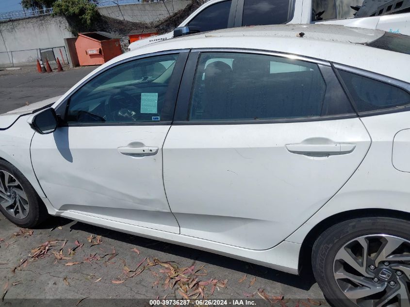 2018 Honda Civic Ex VIN: 2HGFC2F77JH501421 Lot: 39736287