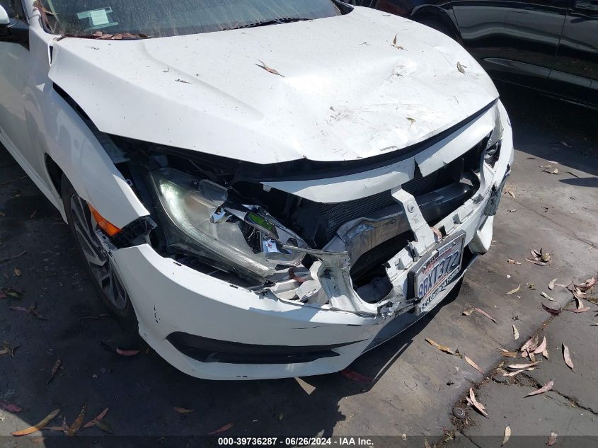 2018 Honda Civic Ex VIN: 2HGFC2F77JH501421 Lot: 39736287