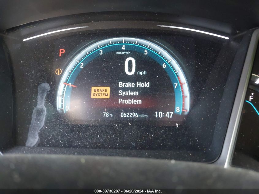 2018 Honda Civic Ex VIN: 2HGFC2F77JH501421 Lot: 39736287