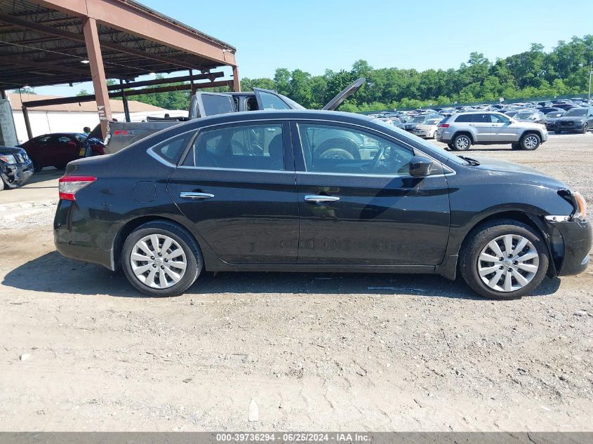 2015 Nissan Sentra S VIN: 3N1AB7AP7FY350648 Lot: 39736294