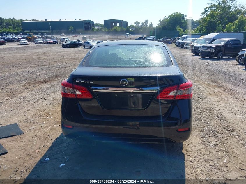 2015 Nissan Sentra S VIN: 3N1AB7AP7FY350648 Lot: 39736294