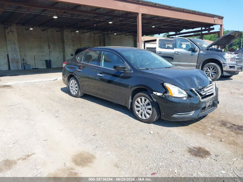 2015 Nissan Sentra S VIN: 3N1AB7AP7FY350648 Lot: 39736294