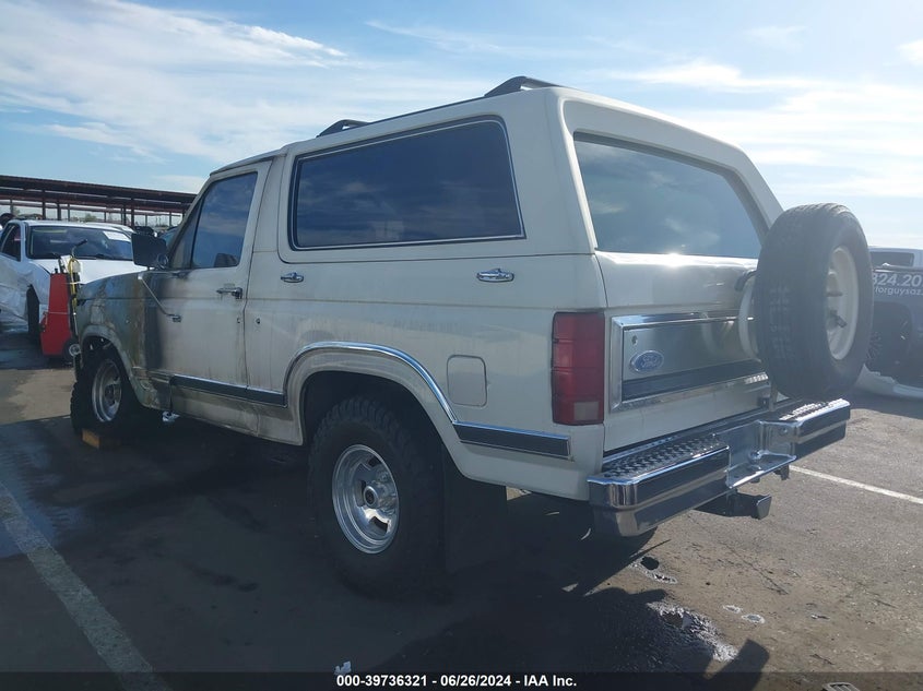 1983 Ford Bronco U100 VIN: 1FMEU15Y3DLA26008 Lot: 39736321