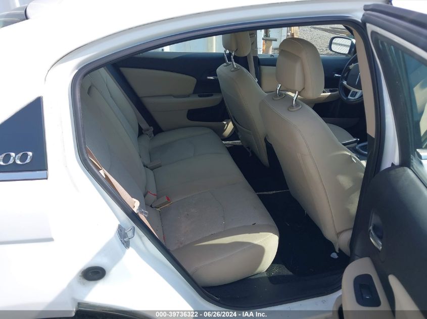 2011 Chrysler 200 Touring VIN: 1C3BC1FB4BN612162 Lot: 39736322