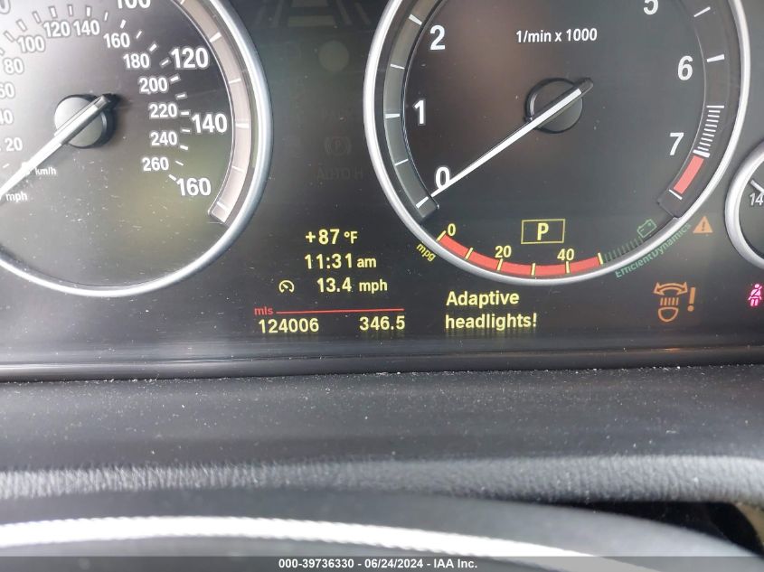 2011 BMW X3 xDrive35I VIN: 5UXWX7C55BL730282 Lot: 39736330