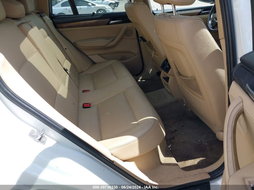 2011 BMW X3 xDrive35I VIN: 5UXWX7C55BL730282 Lot: 39736330