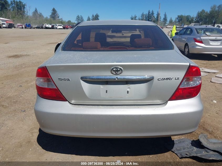 2003 Toyota Camry Le VIN: 4T1BE32K13U786135 Lot: 39736355