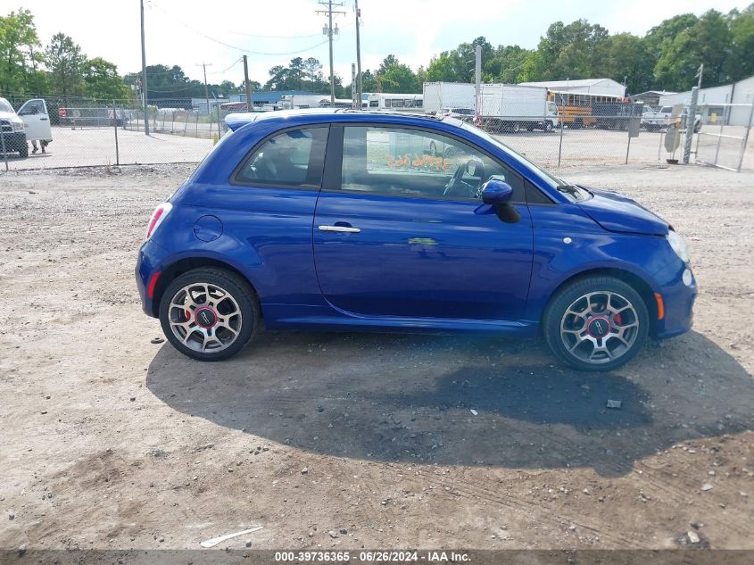 2012 Fiat 500 Sport VIN: 3C3CFFBR2CT128472 Lot: 39736365