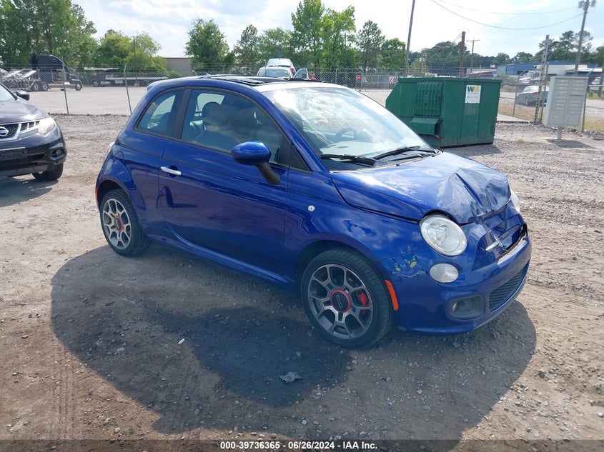 2012 Fiat 500 Sport VIN: 3C3CFFBR2CT128472 Lot: 39736365
