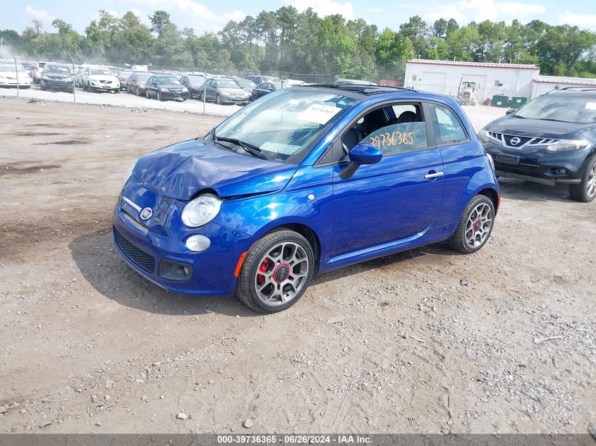 2012 Fiat 500 Sport VIN: 3C3CFFBR2CT128472 Lot: 39736365