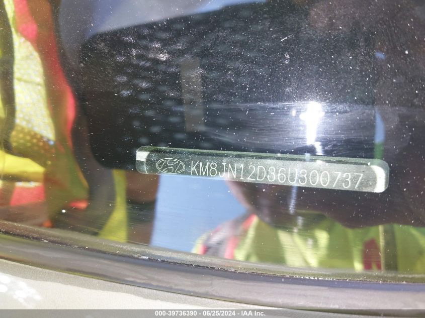 2006 Hyundai Tucson Gls/Limited VIN: KM8JN12D36U300737 Lot: 39736390