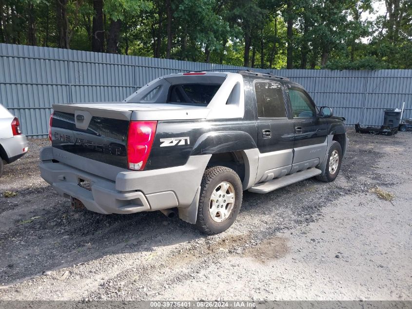 3GNEK13T42G336848 | 2002 CHEVROLET AVALANCHE 1500