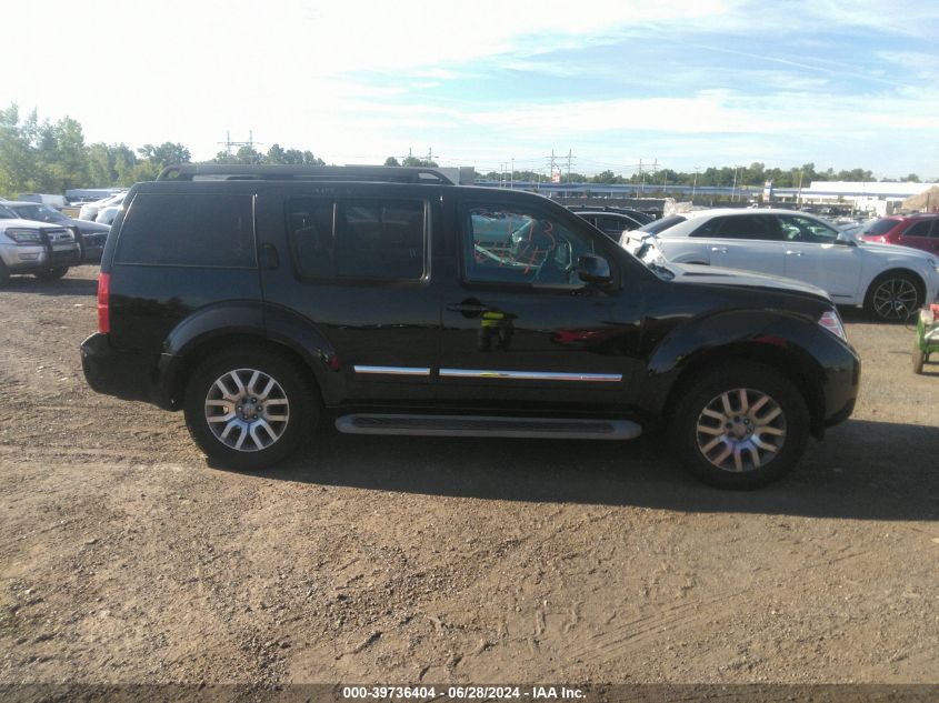 2010 Nissan Pathfinder Le VIN: 5N1AR1NB0AC624936 Lot: 39736404