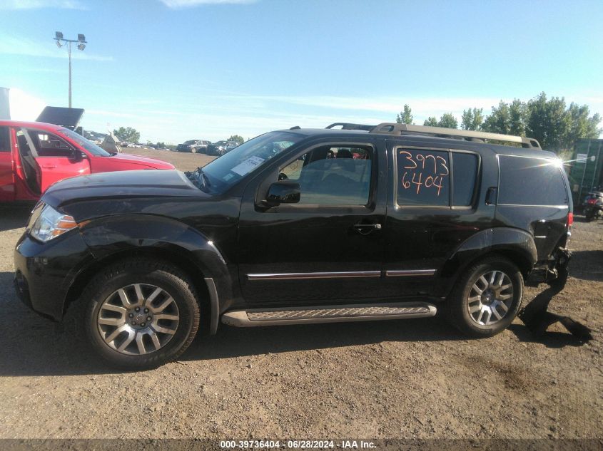 2010 Nissan Pathfinder Le VIN: 5N1AR1NB0AC624936 Lot: 39736404