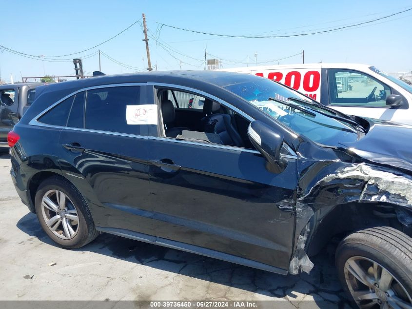 2013 Acura Rdx VIN: 5J8TB3H5XDL016754 Lot: 39736450