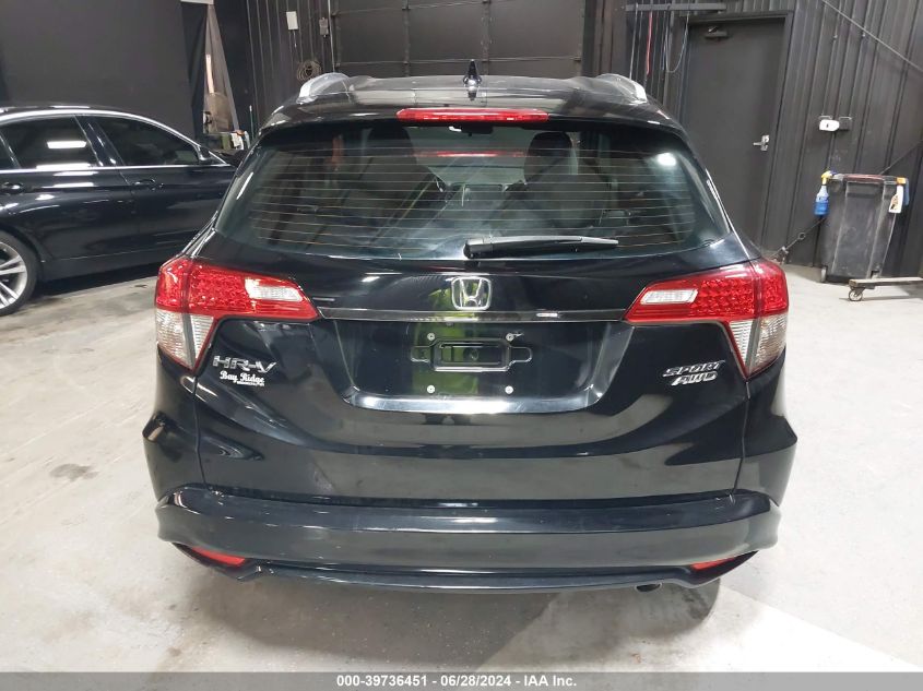 2019 Honda Hr-V Sport VIN: 3CZRU6H19KG731207 Lot: 39736451