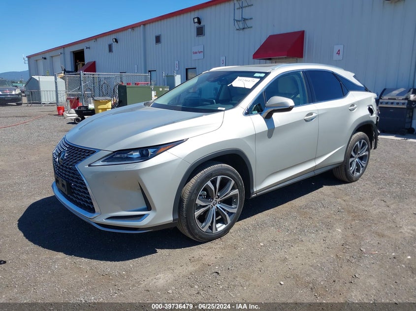 VIN 2T2HZMDA2MC273421 2021 LEXUS RX 350