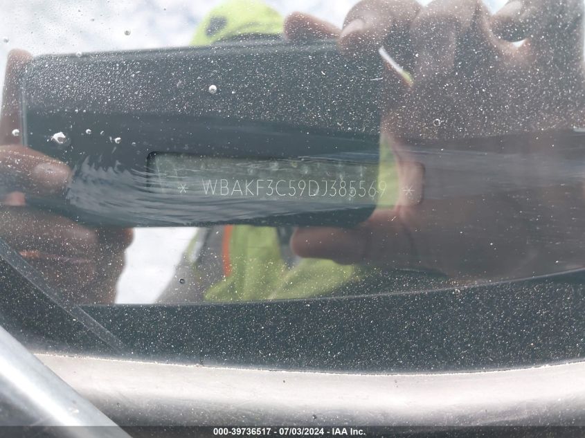 2013 BMW 328 Xi VIN: WBAKF3C59DJ385569 Lot: 39736517