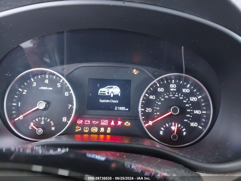 2022 Kia Sportage Lx VIN: KNDPM3AC8N7004809 Lot: 39736535