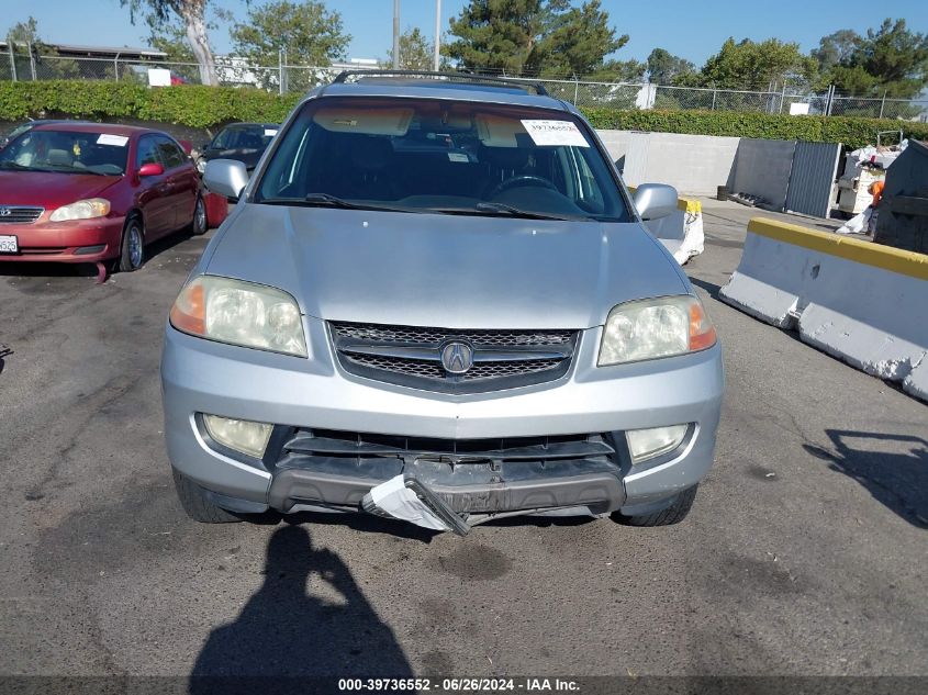 2001 Acura Mdx VIN: 2HNYD18881H538170 Lot: 39736552