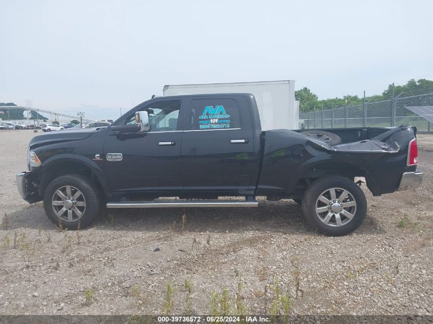 2017 Ram 2500 Longhorn 4X4 6'4 Box VIN: 3C6UR5GLXHG636203 Lot: 39736572