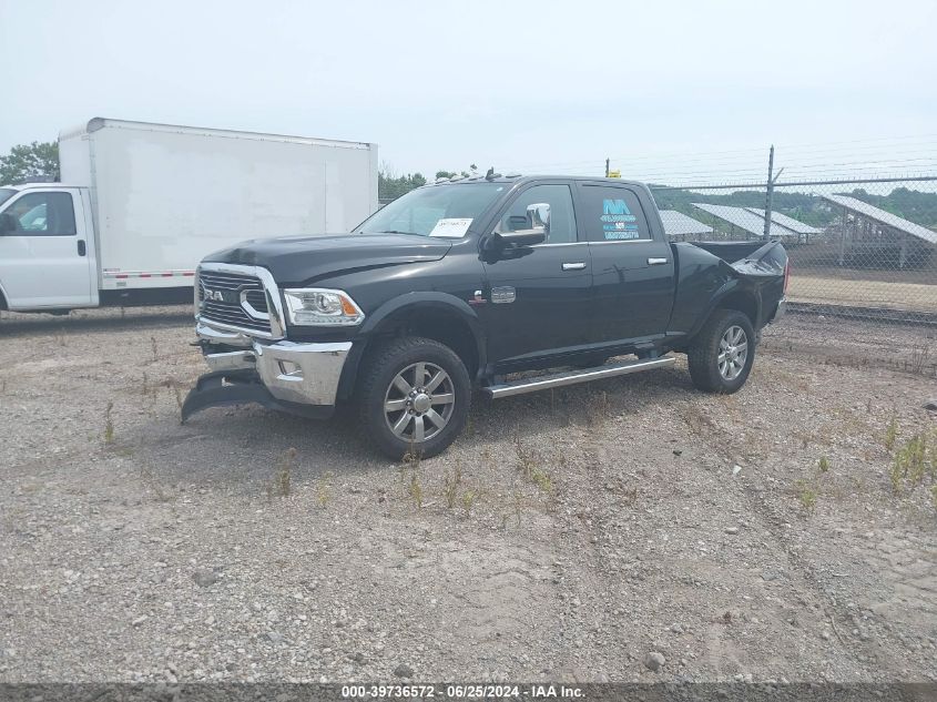 2017 Ram 2500 Longhorn 4X4 6'4 Box VIN: 3C6UR5GLXHG636203 Lot: 39736572