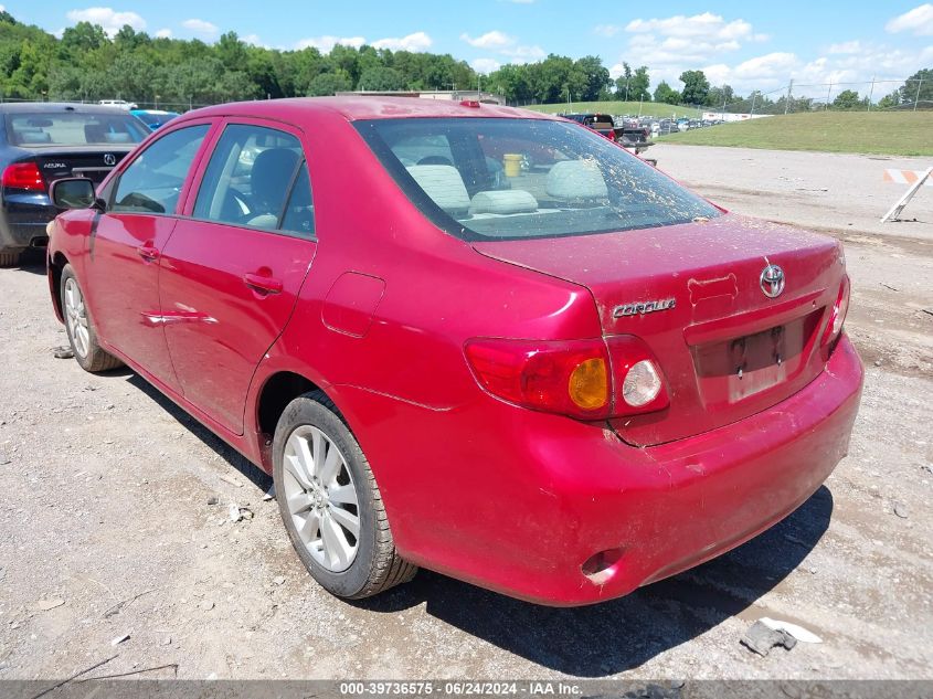 2T1BU40E79C016005 | 2009 TOYOTA COROLLA