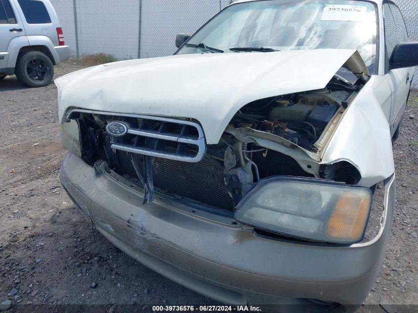 2002 Subaru Outback VIN: 4S3BH675327640395 Lot: 39736576