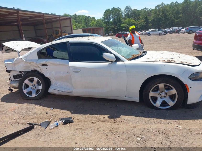 2021 Dodge Charger Police VIN: 2C3CDXAT2MH66321 Lot: 39736603