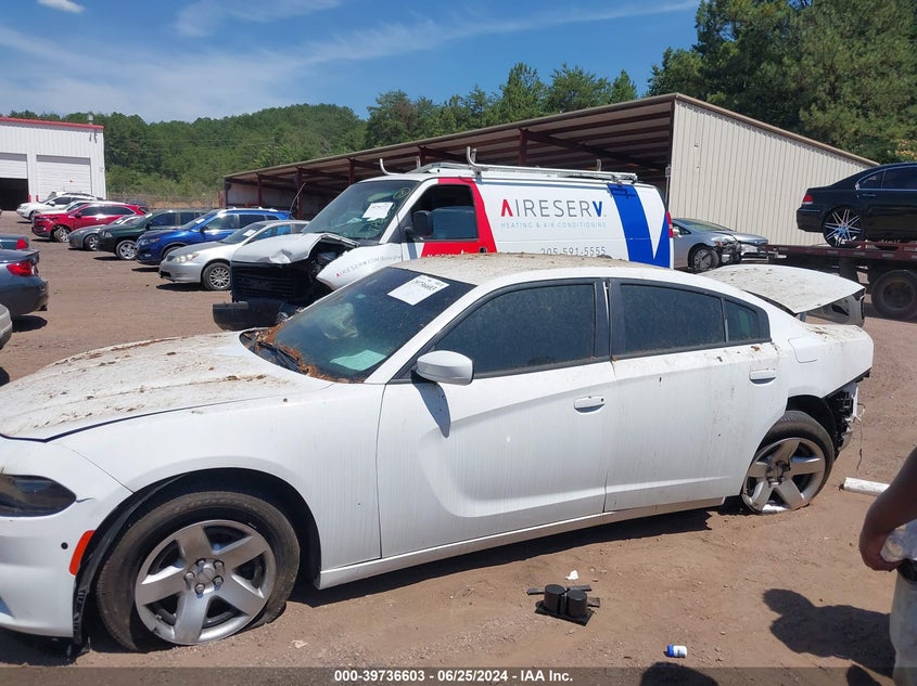 2021 Dodge Charger Police VIN: 2C3CDXAT2MH66321 Lot: 39736603
