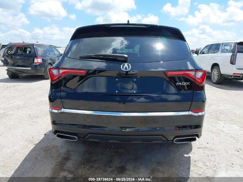 2023 Acura Mdx VIN: 5J8YD9H35PL001830 Lot: 39736624