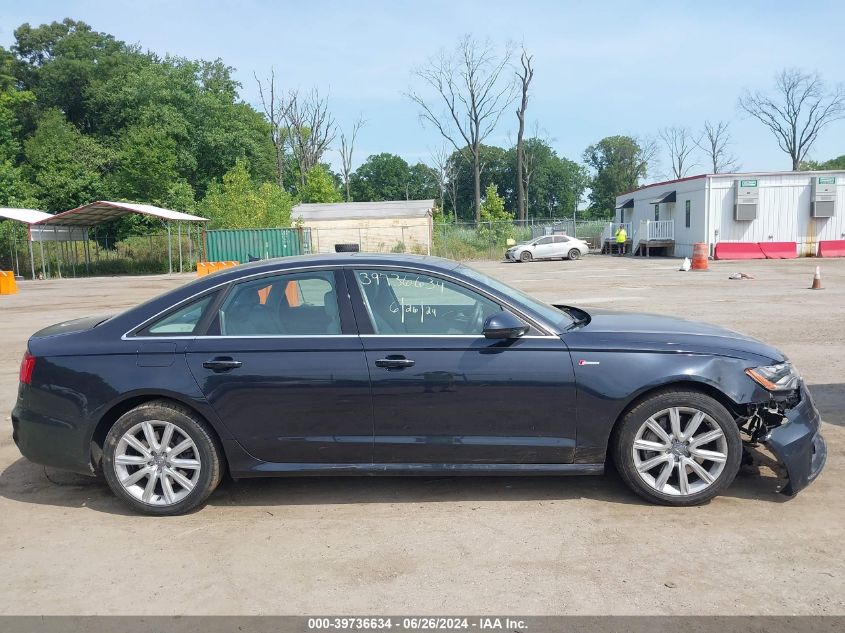 2015 Audi A6 3.0T Premium Plus VIN: WAUHGAFC6FN037939 Lot: 39736634