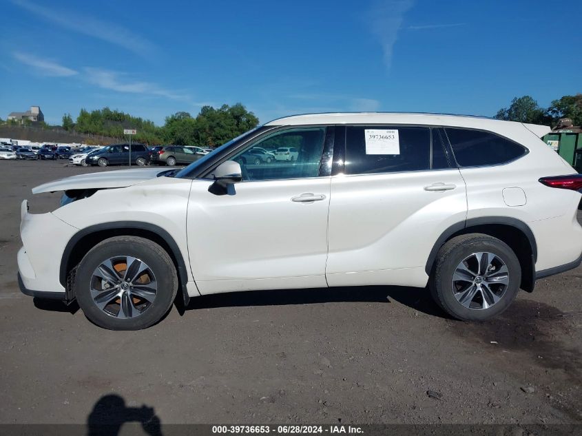 2021 Toyota Highlander Xle VIN: 5TDGZRBH4MS139319 Lot: 39736653