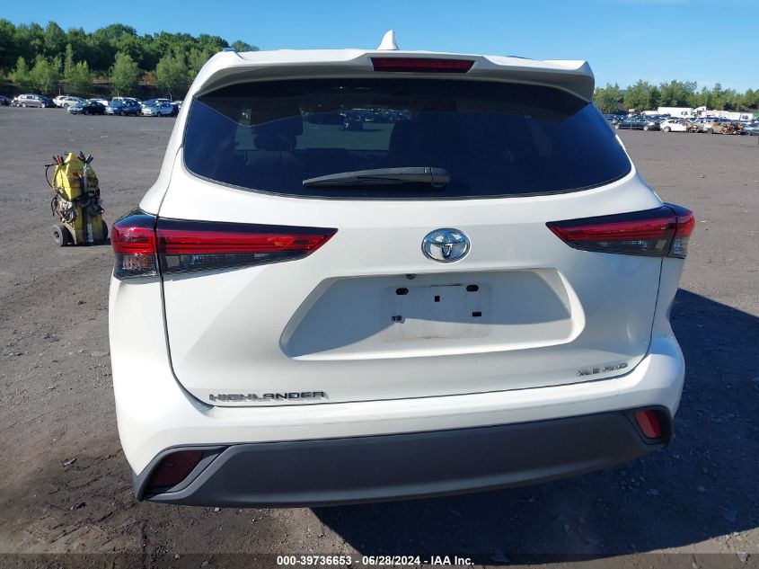 2021 Toyota Highlander Xle VIN: 5TDGZRBH4MS139319 Lot: 39736653