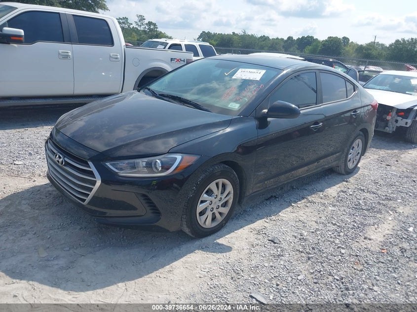 VIN KMHD74LF5HU156345 2017 HYUNDAI ELANTRA SE