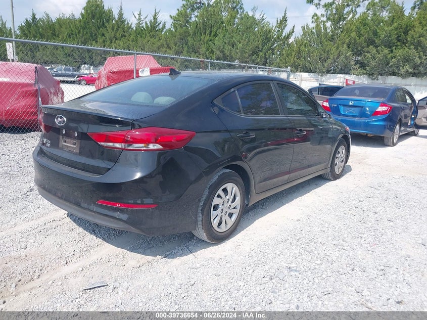 VIN KMHD74LF5HU156345 2017 HYUNDAI ELANTRA SE