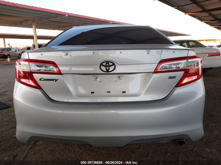 2012 Toyota Camry Se VIN: 4T1BF1FKXCU104901 Lot: 39736655