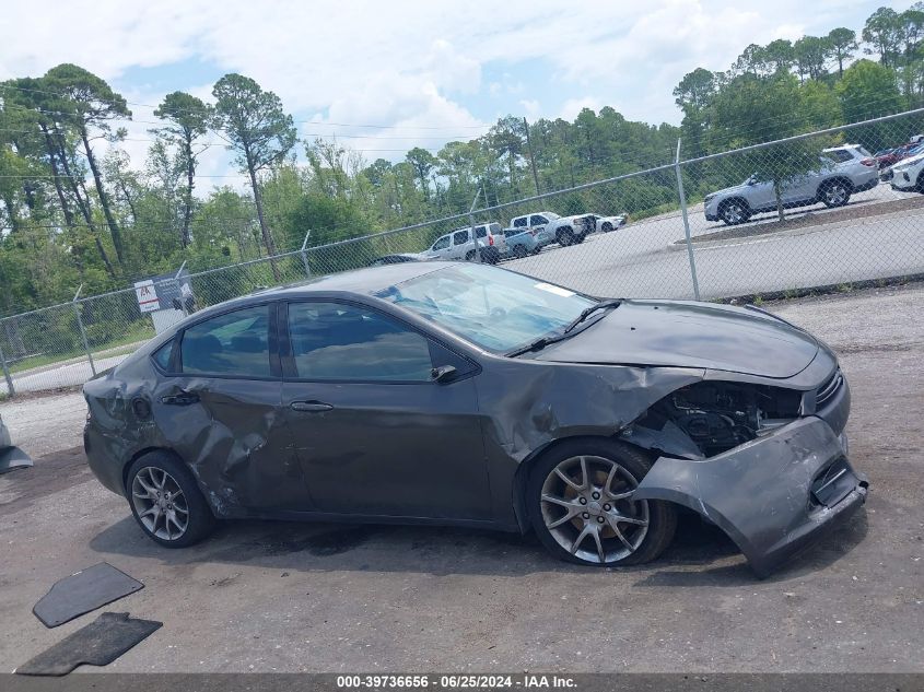 2015 Dodge Dart Sxt VIN: 1C3CDFBB1FD213676 Lot: 39736656