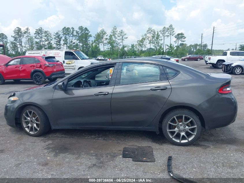 2015 Dodge Dart Sxt VIN: 1C3CDFBB1FD213676 Lot: 39736656