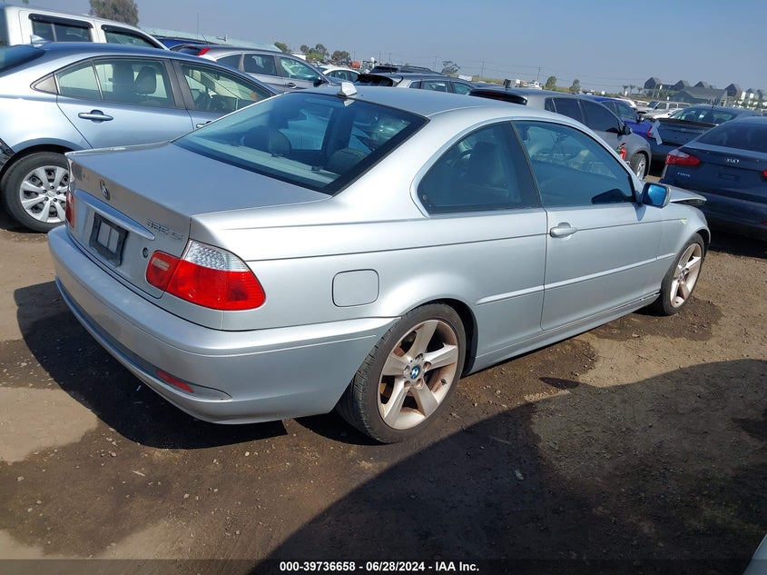 2004 BMW 325Ci Ci VIN: WBABD33414JY98005 Lot: 39736658