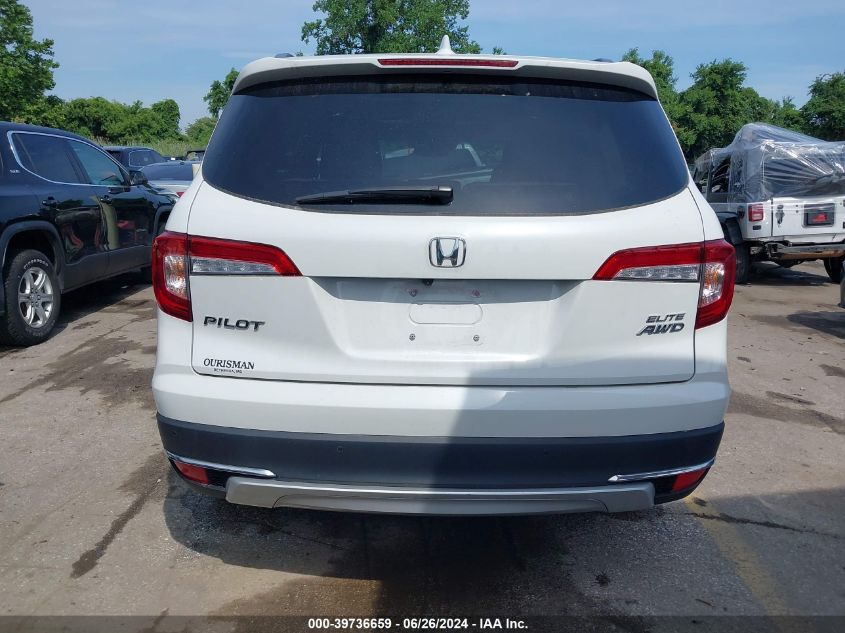 VIN 5FNYF6H09MB000577 2021 Honda Pilot, Awd Elite no.16