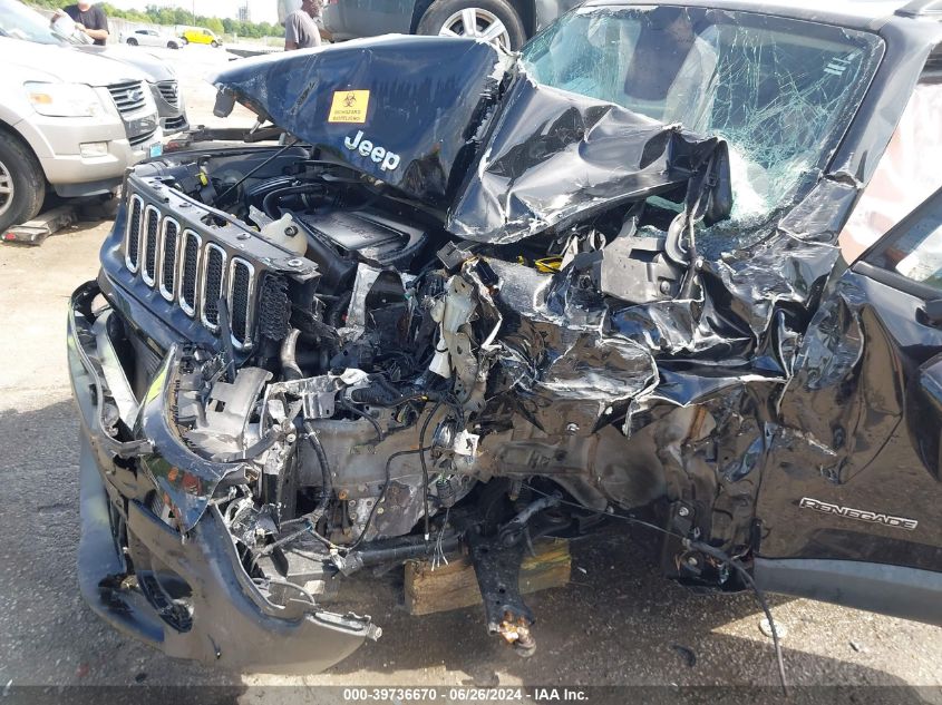 2018 Jeep Renegade Latitude 4X4 VIN: ZACCJBBB8JPG91438 Lot: 39736670