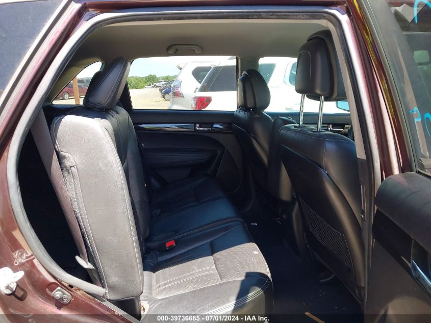 2012 Kia Sorento Ex VIN: 5XYKU4A63CG227687 Lot: 39736685