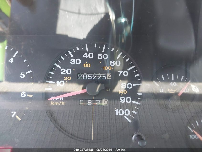 1993 Jeep Grand Cherokee Limited VIN: 1J4GZ78S1PC542164 Lot: 39736689