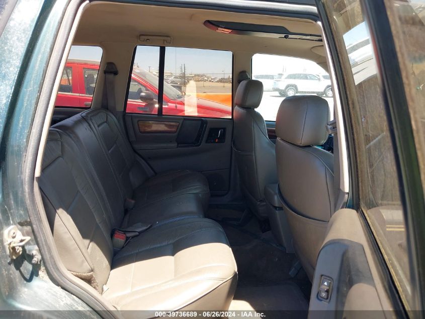 1993 Jeep Grand Cherokee Limited VIN: 1J4GZ78S1PC542164 Lot: 39736689