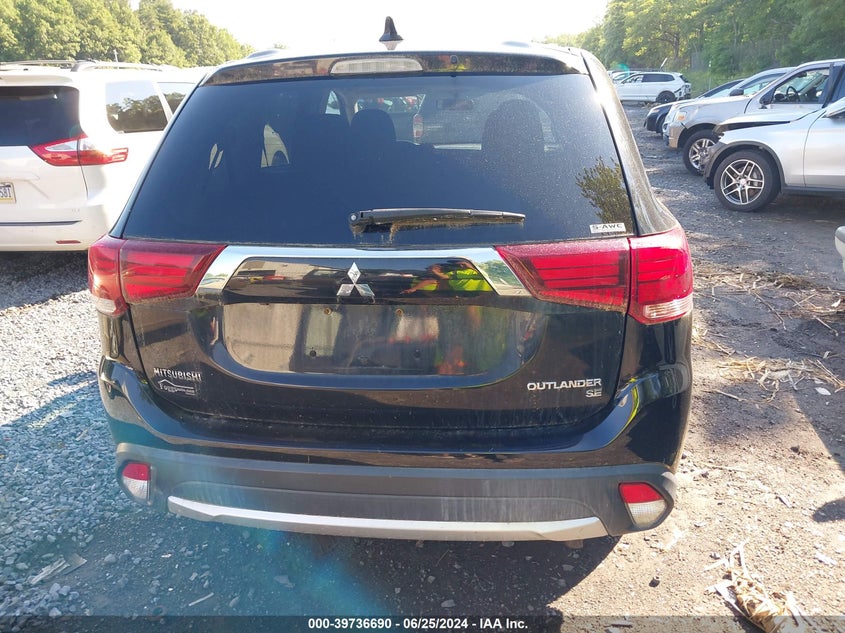 2018 Mitsubishi Outlander Se VIN: JA4AZ3A34JJ003347 Lot: 39736690