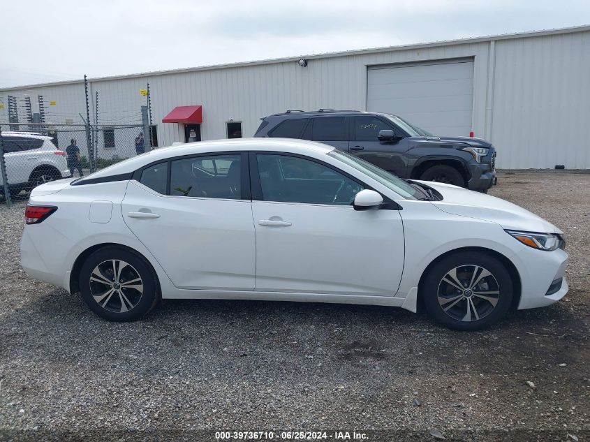 2022 Nissan Sentra Sv Xtronic Cvt VIN: 3N1AB8CV9NY208236 Lot: 39736710